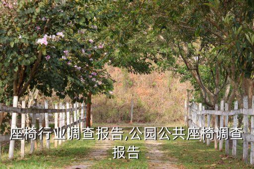 座椅行业调查报告,公园公共座椅调查报告