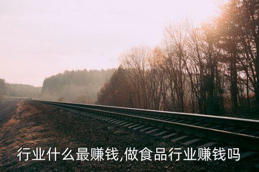 行业什么最赚钱,做食品行业赚钱吗