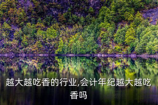 越大越吃香的行业,会计年纪越大越吃香吗