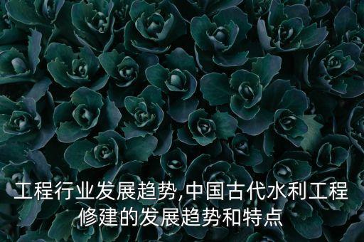 水利工程行业发展趋势,中国古代水利工程修建的发展趋势和特点