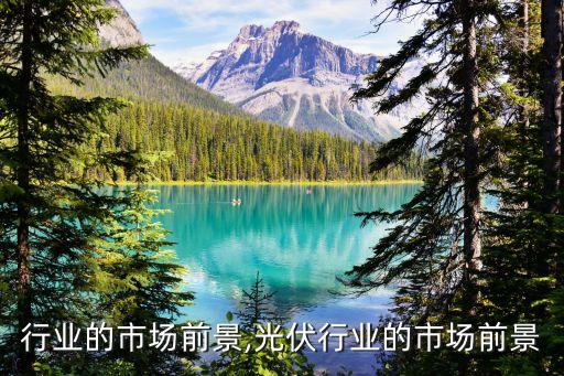 行业的市场前景,光伏行业的市场前景