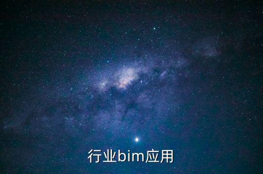 行业bim应用