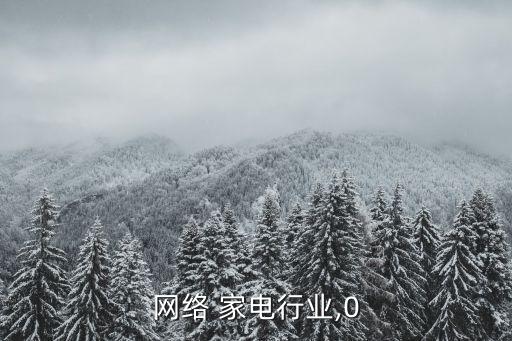 网络 家电行业,0