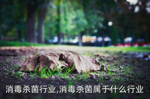 中国消毒杀菌行业,消毒杀菌属于什么行业
