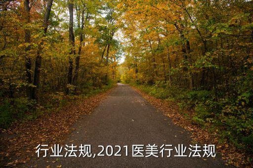 环保行业法规,2021医美行业法规
