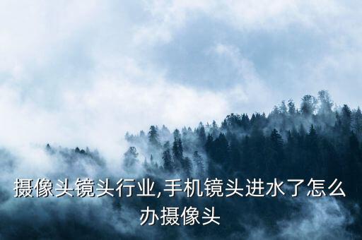 手机摄像头镜头行业,手机镜头进水了怎么办摄像头