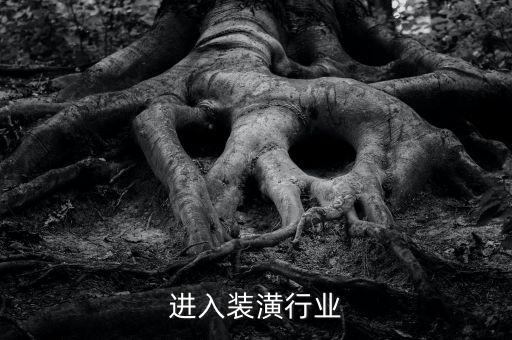 进入装潢行业
