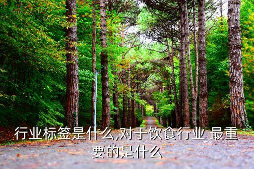 行业标签是什么,对于饮食行业 最重要的是什么