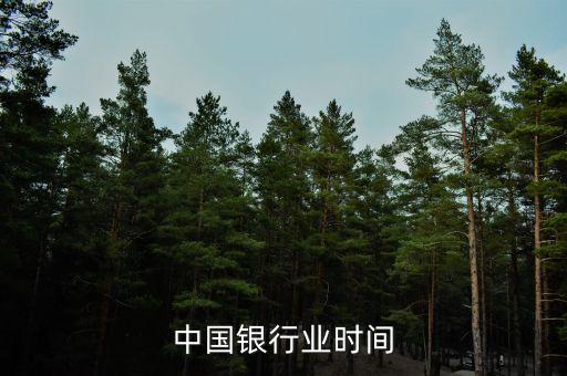 中国银行业时间