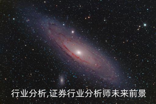 证券 行业分析,证券行业分析师未来前景