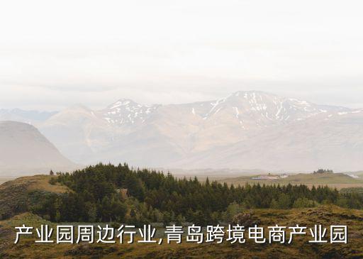 电商产业园周边行业,青岛跨境电商产业园