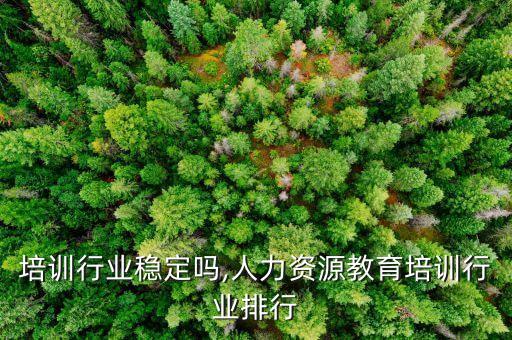 培训行业稳定吗,人力资源教育培训行业排行