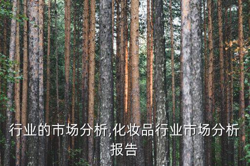 红枣行业的市场分析,化妆品行业市场分析报告