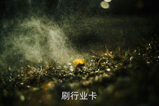 货到刷行业卡