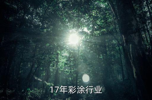 17年彩涂行业