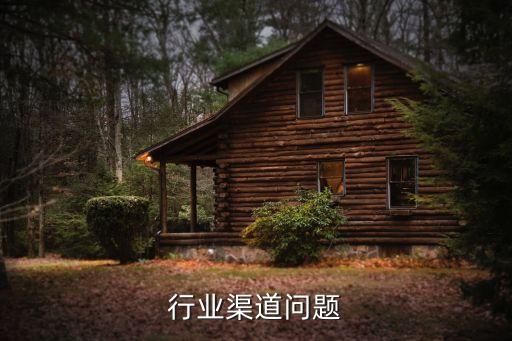 行业渠道问题