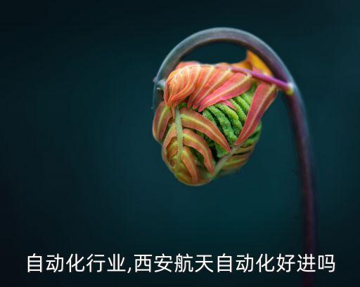 西安自动化行业,西安航天自动化好进吗