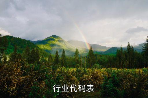 钢铁行业代码表