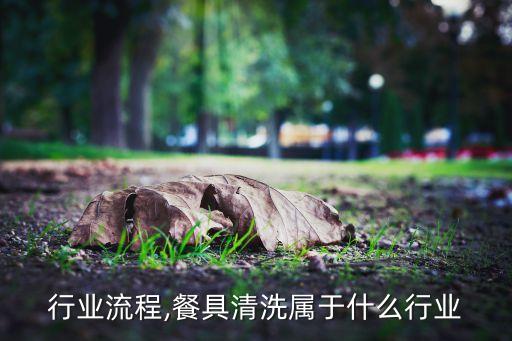 行业流程,餐具清洗属于什么行业