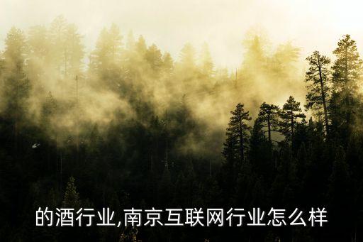 南京的酒行业,南京互联网行业怎么样