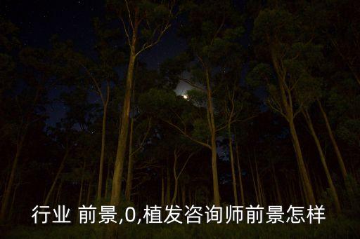 行业 前景,0,植发咨询师前景怎样