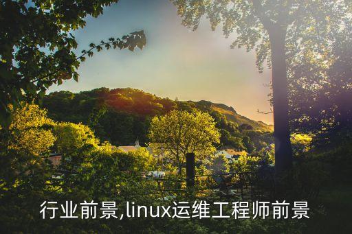 行业前景,linux运维工程师前景