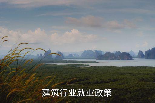 建筑行业就业政策