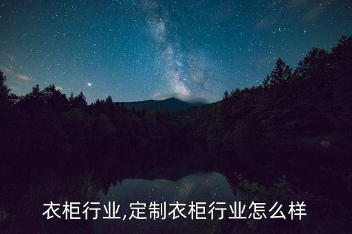 深圳衣柜行业,定制衣柜行业怎么样