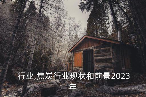  行业,焦炭行业现状和前景2023年