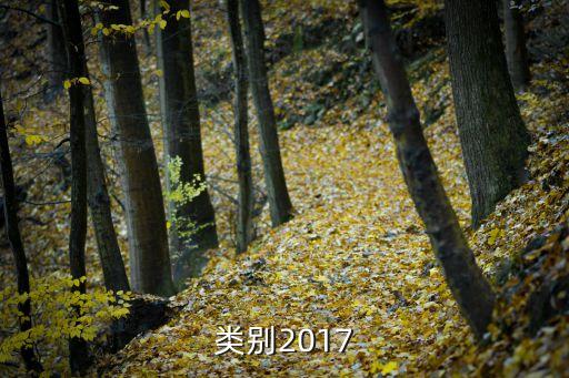 行业类别2017