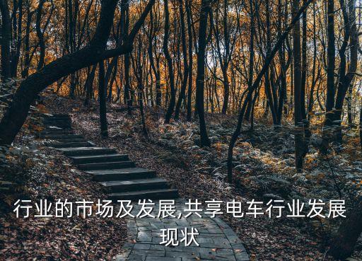 电车行业的市场及发展,共享电车行业发展现状