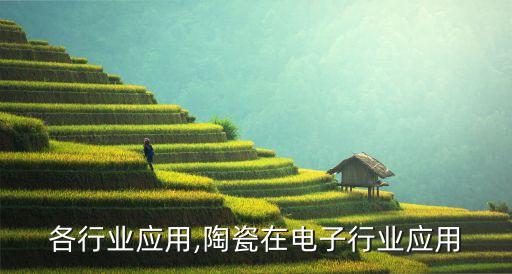 各行业应用,陶瓷在电子行业应用