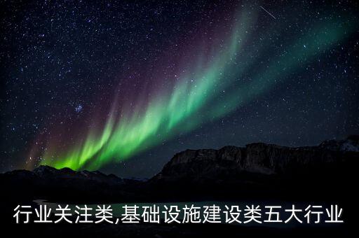 行业关注类,基础设施建设类五大行业