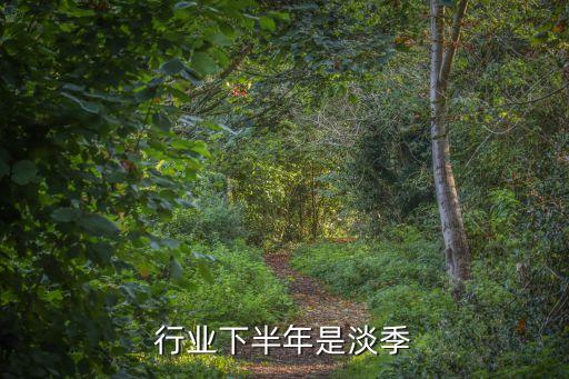 行业下半年是淡季