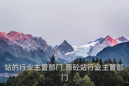 站的行业主管部门,商砼站行业主管部门