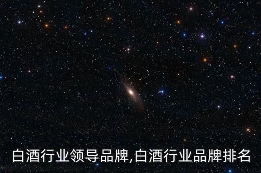 白酒行业领导品牌,白酒行业品牌排名