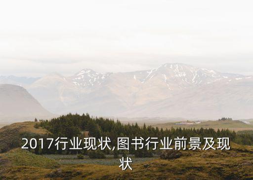 图书2017行业现状,图书行业前景及现状