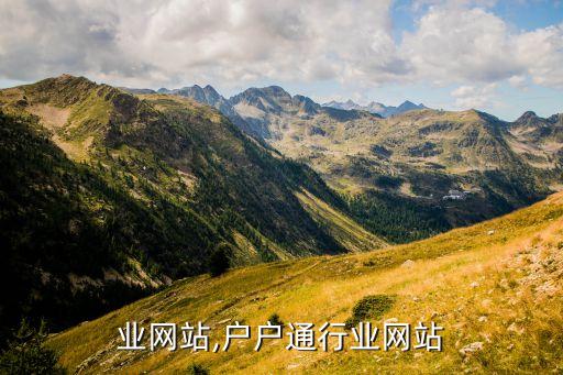 业网站,户户通行业网站
