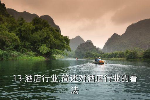 13 酒店行业,简述对酒店行业的看法
