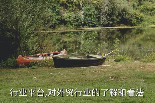 行业平台,对外贸行业的了解和看法