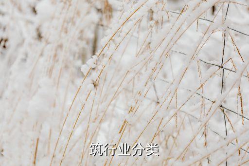 古建筑行业分类