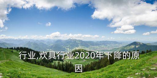 炊具 行业,炊具行业2020年下降的原因