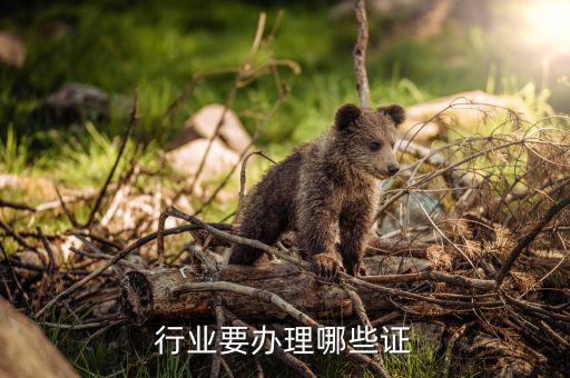 酒类行业要办理哪些证