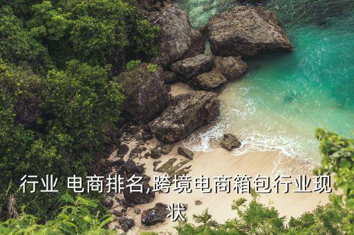箱包行业 电商排名,跨境电商箱包行业现状