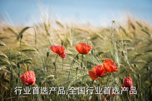行业首选产品,全国行业首选产品