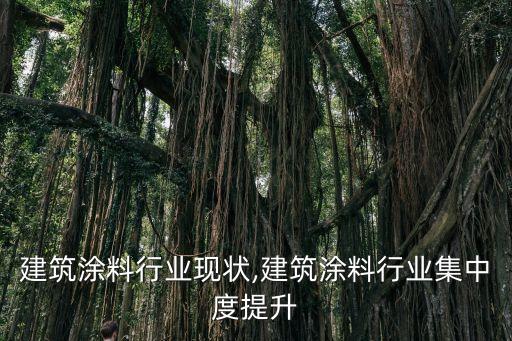 地区建筑涂料行业现状,建筑涂料行业集中度提升