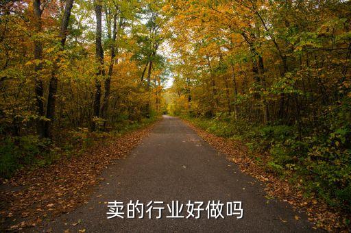 卖的行业好做吗