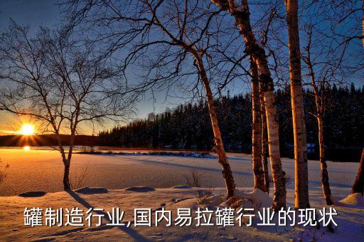 罐制造行业,国内易拉罐行业的现状