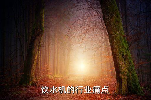饮水机的行业痛点