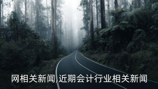 行业网相关新闻,近期会计行业相关新闻